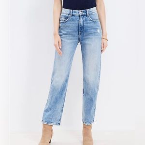 Loft High Rise Straight Jeans